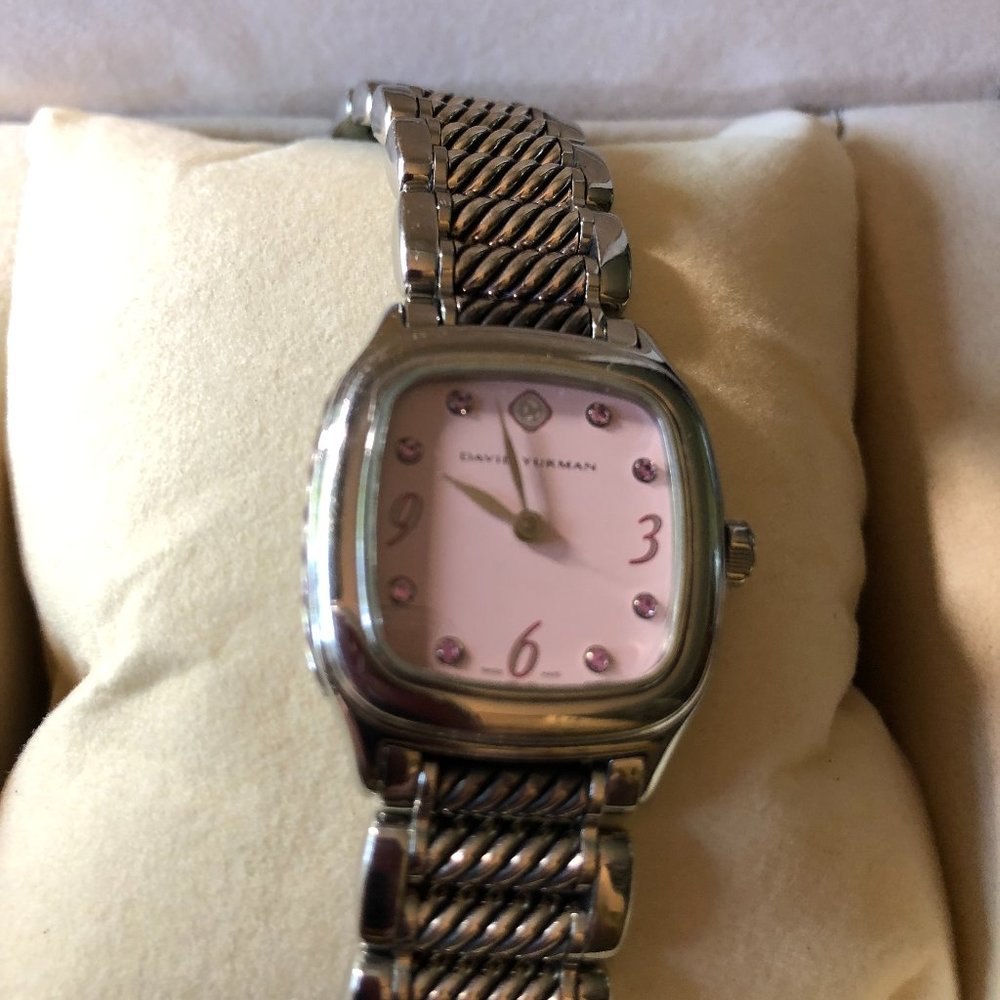 David Yurman women' s Thoroughbred T-304 XST A-23091 Ladies Watch Pre -owned